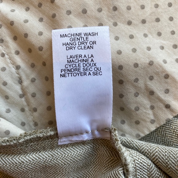 Nanette Lepore pants 2 Cream/beige Metallic gold - Picture 8 of 8